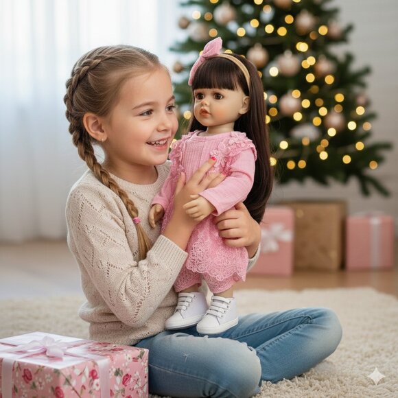 55 cm Babylistic Soft Silicone Vinyl Talking Reborn Doll very realistic - Picture 4 of 6